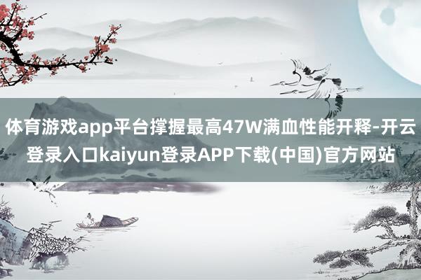 体育游戏app平台撑握最高47W满血性能开释-开云登录入口kaiyun登录APP下载(中国)官方网站